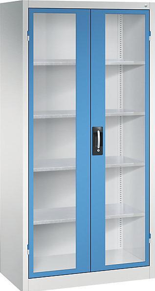 Light blue RAL 5012, Light grey RAL 7035, Silver