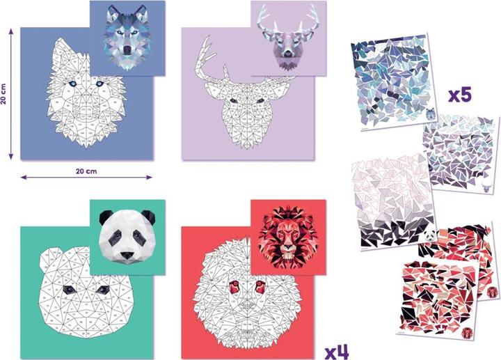 Image du produit Maped Creativ Collage par numéros STICKER'ART (500 Autocollants)