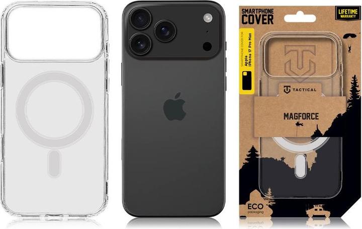 Actual product image Tactical MagForce Cover für Apple iPhone 17 Pro Max Transparent (Apple iPhone 17 Pro Max)