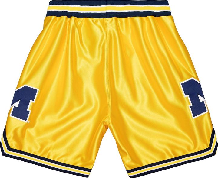 Image du produit Mitchell & Ness Short Michigan Wolverines NCAA Maize 1991 (M)