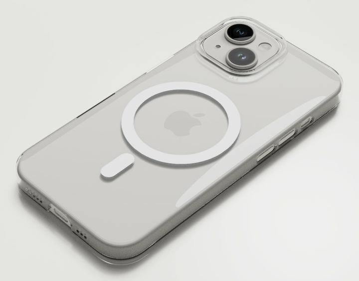 Actual product image Nudient Back Cover Thin MagSafe iPhone 15 Transparent (Apple iPhone 15)