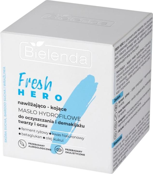 Actual product image Bielenda Fresh Hero masło hydrofilowe do oczyszczania i demakijażu twarzy i oczu 40g (Cleansing lotion)