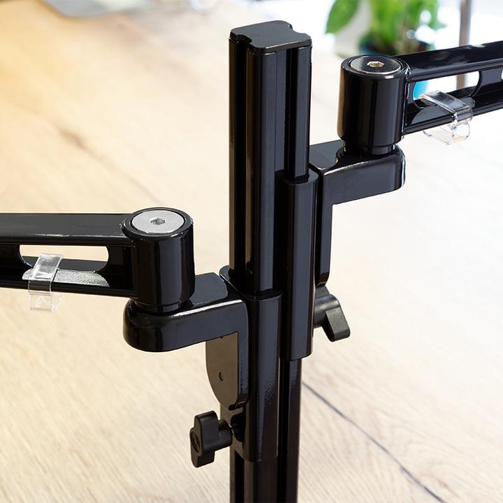 Produktbild LogiLink 2-fach Monitorhalterung (Tisch, 26", 5 kg)