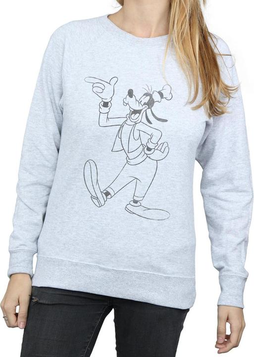 Immagine prodotto Disney Goofy Classic Baseball Felpa Donna (M)