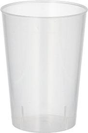 Immagine prodotto Starpak 20 bicchieri riutilizzabili in PP da 0,1 l Ø 5,2 cm - 7,4 cm traslucidi e infrangibili (20 x)