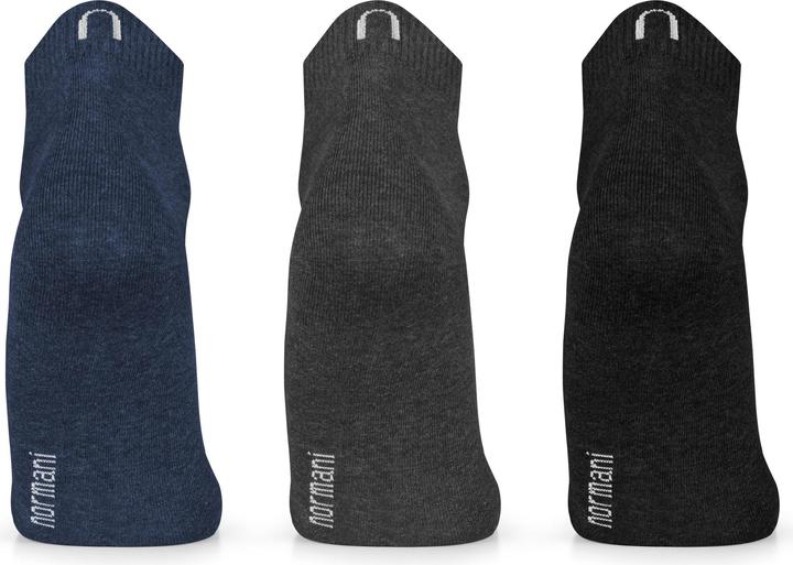 Actual product image Normani 6 Paar Kurzschaft Gesundheitssocken mit Komfortbund (pack of 6, 43 - 46)