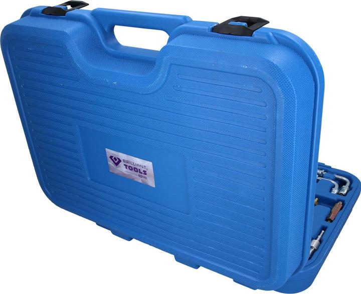 Actual product image Brilliant Tools Benzindruck-Prüfer-Satz 0 - 8 bar | 44-tlg.