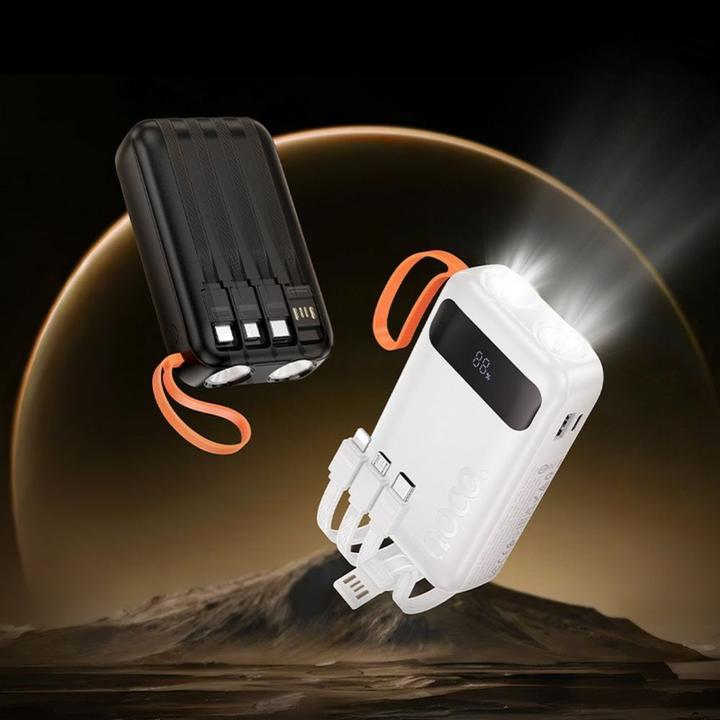 Actual product image Hoco J151, 10000mAh, 10W, Black (10000 mAh, 10 W, 37 Wh)