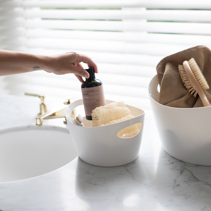 Produktbild Koziol Wäschekorb Bottichelli S 1.5 l, Grau (1.50 l)