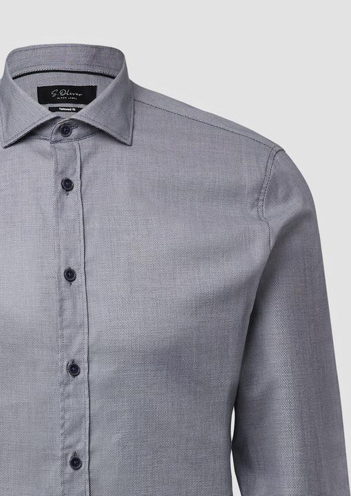 Immagine prodotto s.Oliver Hemd Tailored Fit: Langarmhemd mit feiner Webstruktur (38)