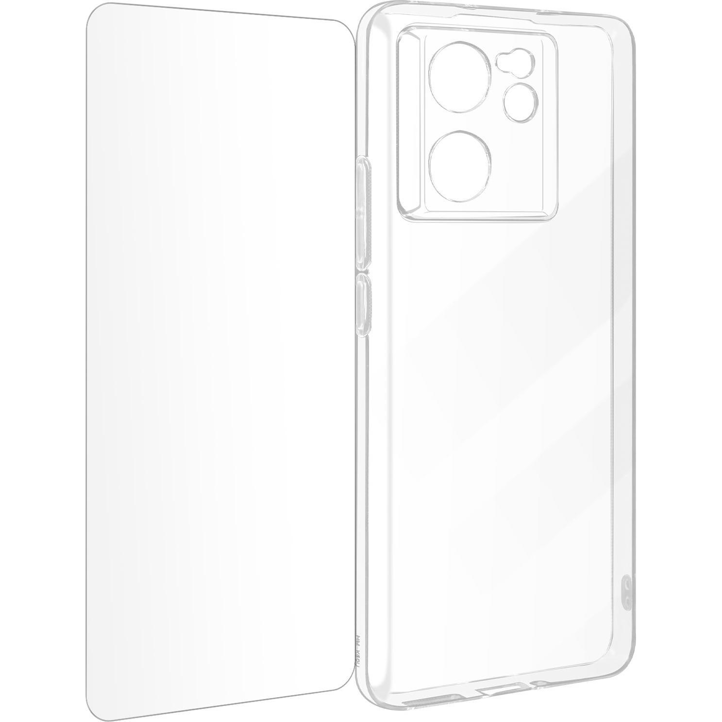 Avizar 360 Schutz, Folie und Hülle Series (Xiaomi 13T Pro), Smartphone Hülle, Transparent