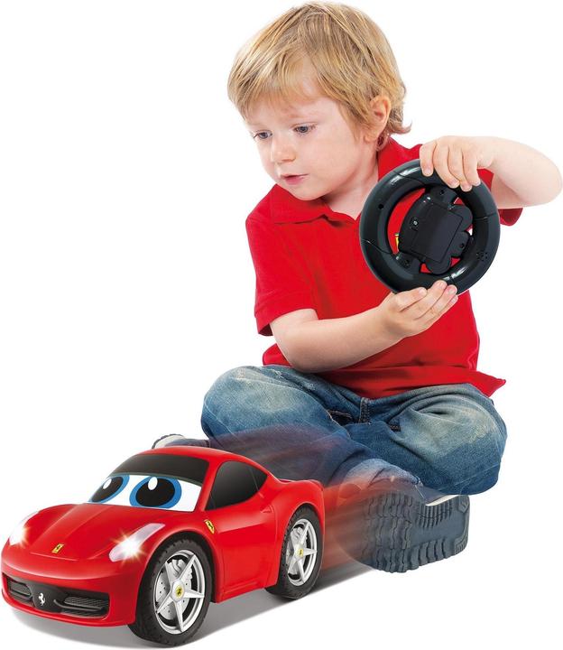 Actual product image BB Junior Ferrari 458 Italia with light and sound