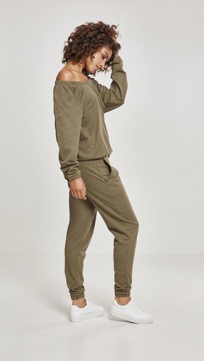 Actual product image Urban Classics Ladies Cold Shoulder Terry Jumpsuit (M)