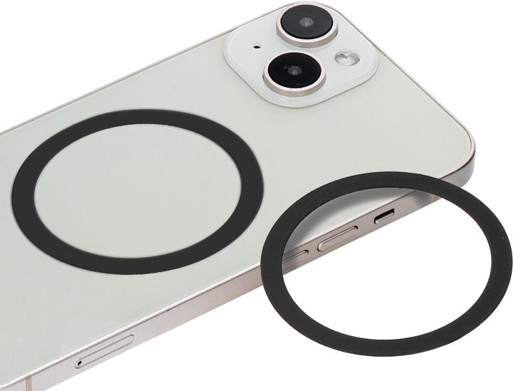 Mobiparts MagSafe compatible Ring Black (2pcs)