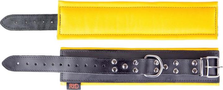 Actual product image The Red Leather ankle cuffs