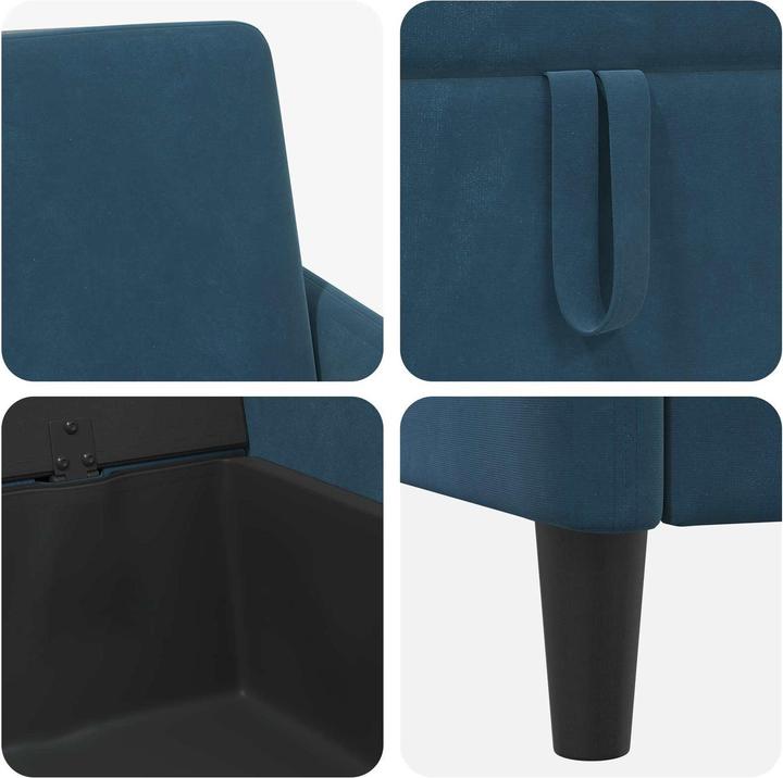 Produktbild vidaXL Sofa mit Stauraum (2-Sitzer)