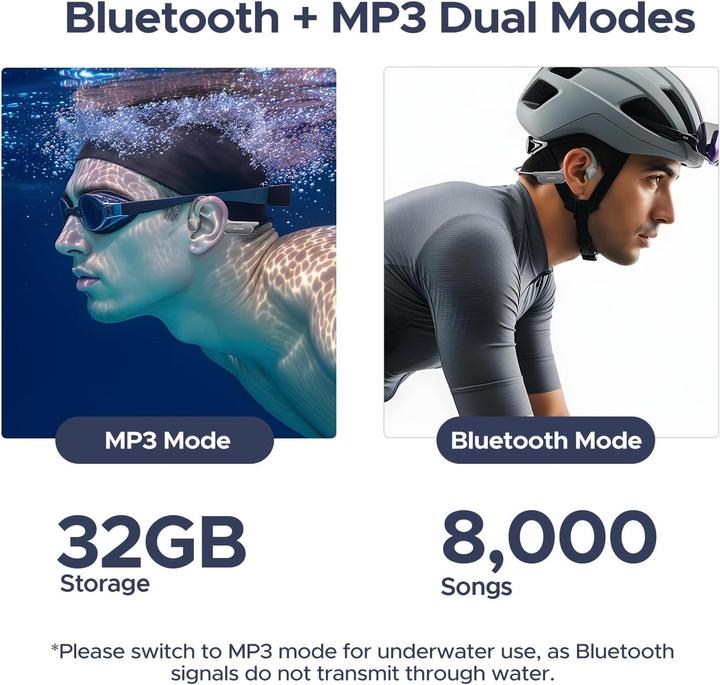 Produktbild Doogee Knochenschall-Sportkopfhörer (10 h, Kabellos)