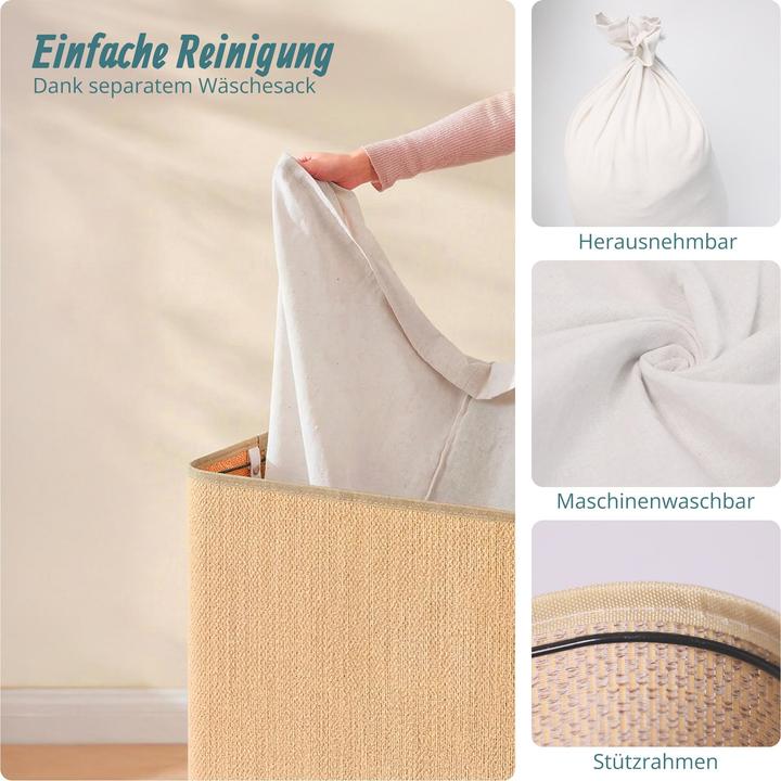 Actual product image Relaxdays Laundry bin