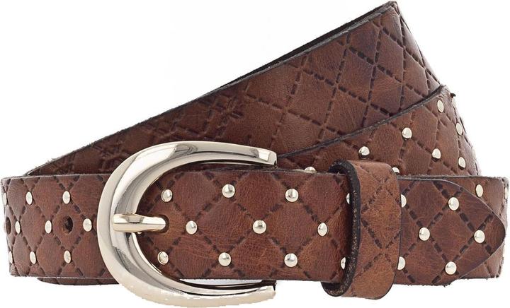 Produktbild B.Belt Lilou Gold Leder-Nietengürtel