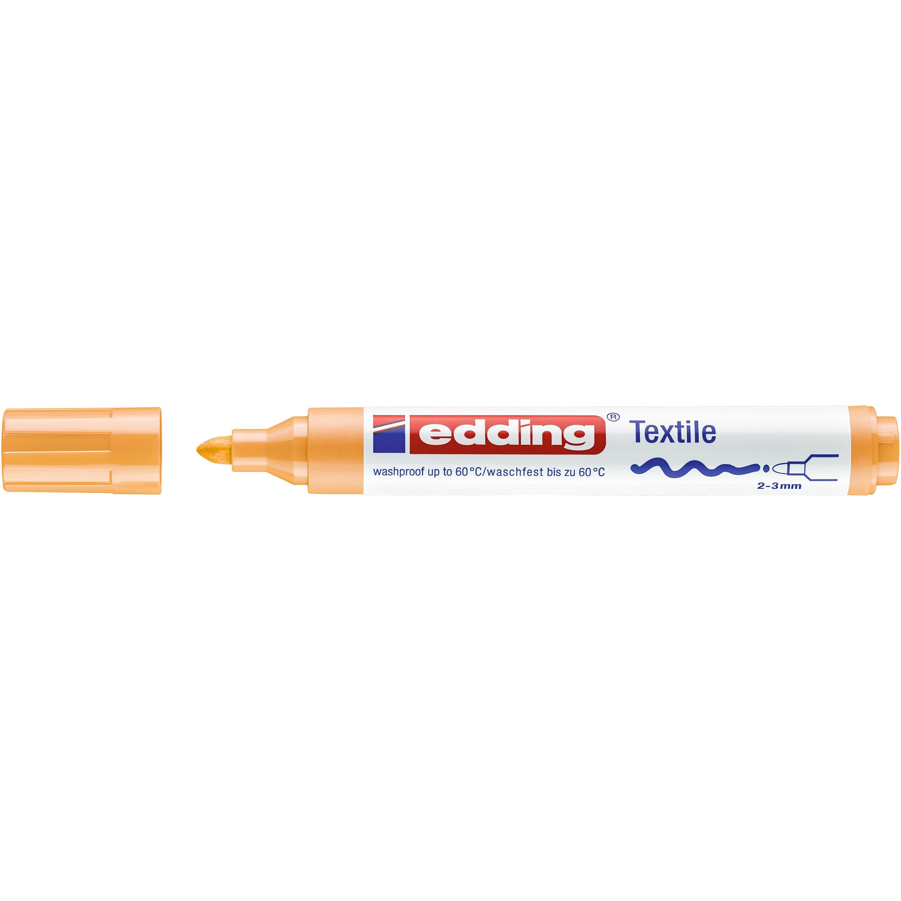 Edding, Marker, 4500 - T-Shirt-Marker (Orange, 3 mm, 1 x)
