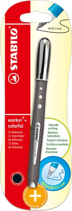 Actual product image STABILO Worker+ Color, 1 bli. Black (Black, 1 x)