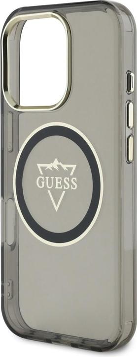 Produktbild Guess Hardcase MagSafe IML Metal Mountain Logo Case for iPhone 16 Pro Max 6,9" Black (Apple iPhone 16 Pro Max)