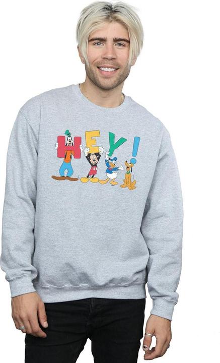Immagine prodotto Disney Mickey Mouse Friends Hey Felpa Uomo (3XL)
