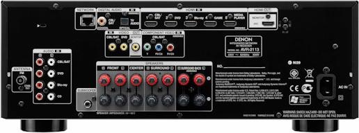 Actual product image Denon AVR-2113, 7.1 channel A/V receiver, AirPlay, DLNA, 4k (Receiver)