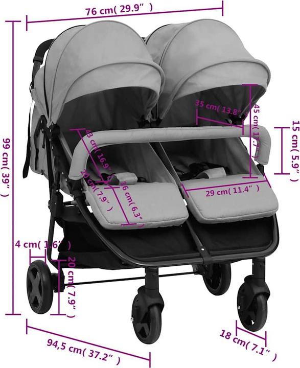 Immagine prodotto vidaXL Kinderwagen