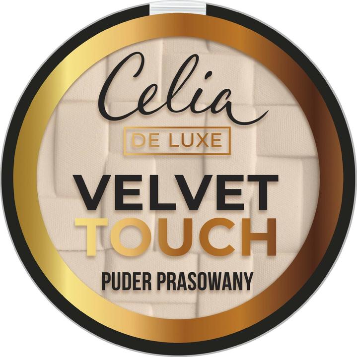 Celia Puder prasowany VELVET TOUCH 101 & (Transparent Beige)