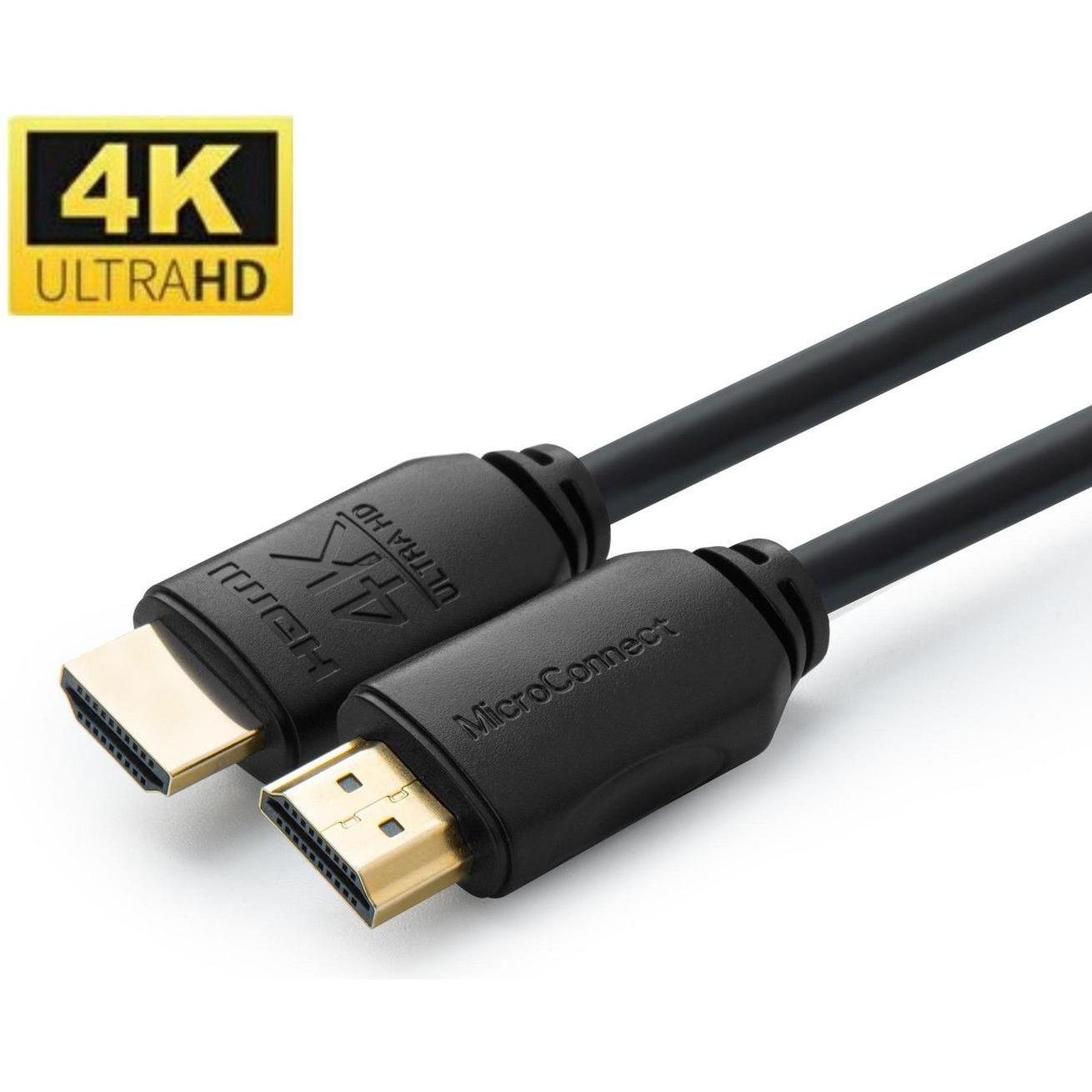 MicroConnect HDMI (Typ A) — HDMI (Typ A) (4 m, HDMI), Video Kabel