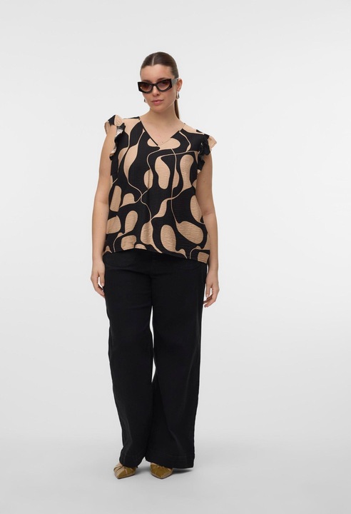 Produktbild Vero Moda VMCKAYLA Hohe Taille Weiter Beinschnitt Jeans Weit geschnitten (46)