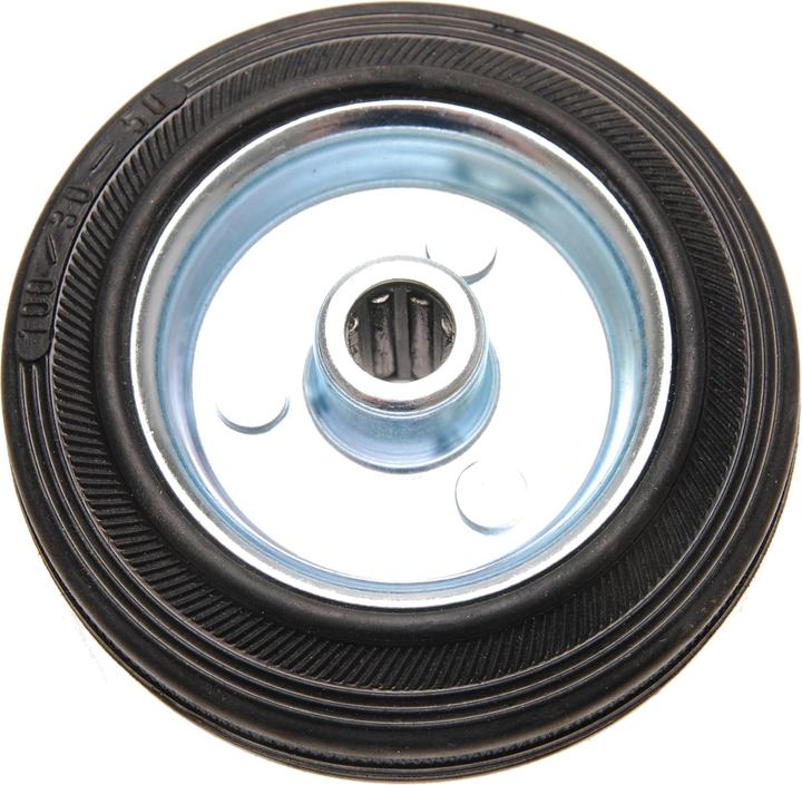 Image du produit BGS Roue pleine en caoutchouc | Jantes en acier | Ø 100 mm