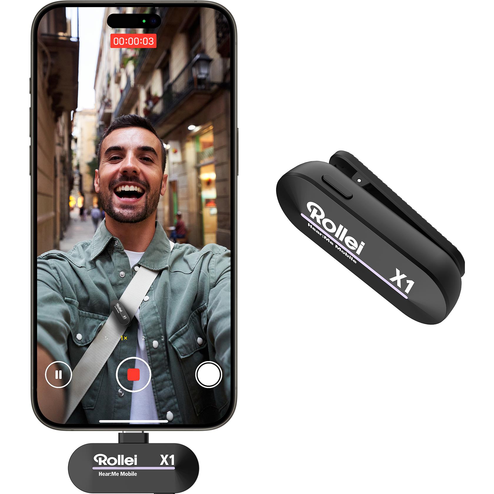 Thumbnail - Rollei Hear:Me Mobile USB-C Plug & Play Mini Lavalier Mikrofon, Mikrofon