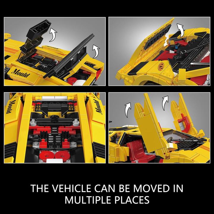 Actual product image Mould King Italienischer Sportwagen Lambo (motorisiert)