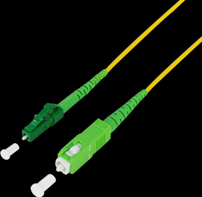 Actual product image LogiLink Fibre optic patch cable, SC-Simplex (CAT7, 1 m)