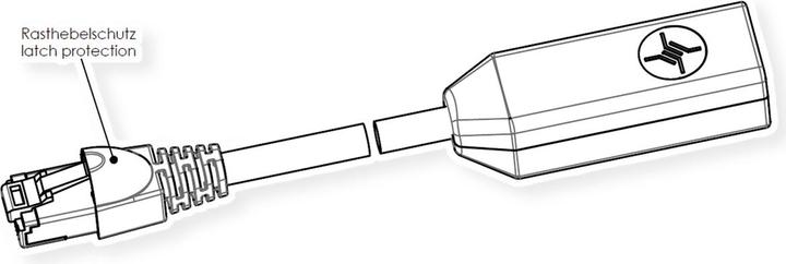 Image du produit Telegärtner RJ-45 – DDCP-Link (SFTP, CAT6, 0.20 m)