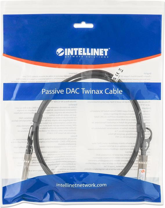 Actual product image Intellinet SFP+ 10G Passive DAC Twinax Cable 5.0m HPE-comp. (CAT6, 5 m)