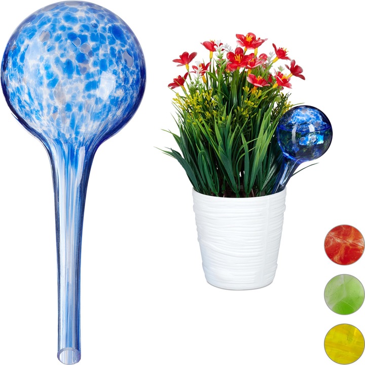 Actual product image Relaxdays Watering Globes Set of 2 (Irrigation balls)