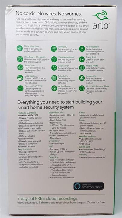 Image du produit Arlo Pro 2 VMS4230P set de 2 (1920 x 1080 Pixels)