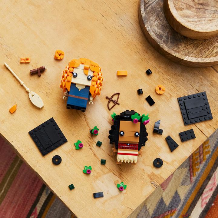Produktbild LEGO Vaiana und Merida (40621, LEGO Brickheadz)