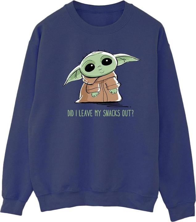 Immagine prodotto Star Wars The Mandalorian Grogu Snacks Meme Felpa Donna (L)