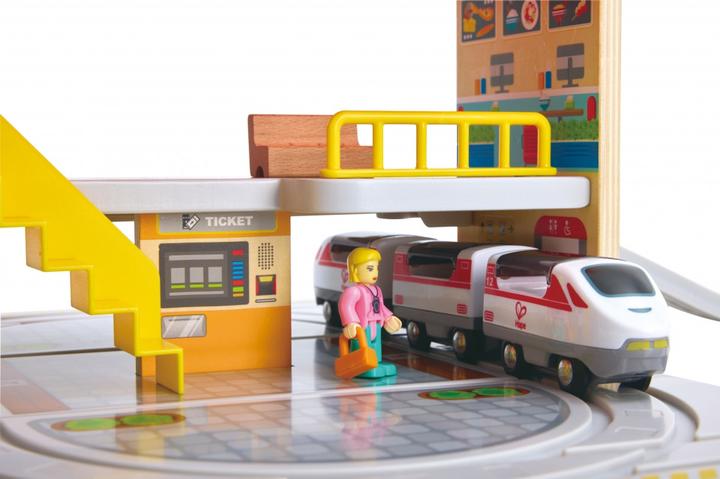 Produktbild Hape Portable Train Station Set