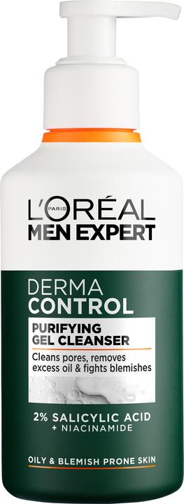 Immagine prodotto L'Oréal Professionnel - Men Expert Derma Control Purifying Gel Cleanser for sensitive skin - 260 ml (Gel detergente, 260 ml)