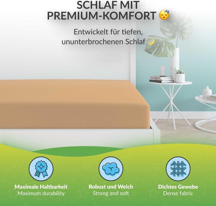 Image du produit Etérea Drap-housse en jersey microfibre (100 x 200 cm, 90 x 200 cm)
