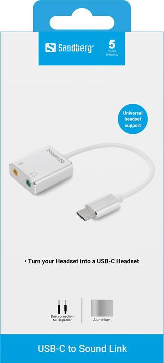 Produktbild Sandberg Sound Link (USB-C)