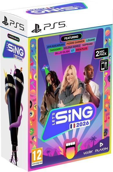 Actual product image Plaion Let's Sing 2026 French Version (+ 2 Mics) (PS5)