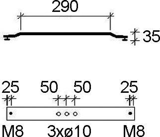 Actual product image Hüba table feet