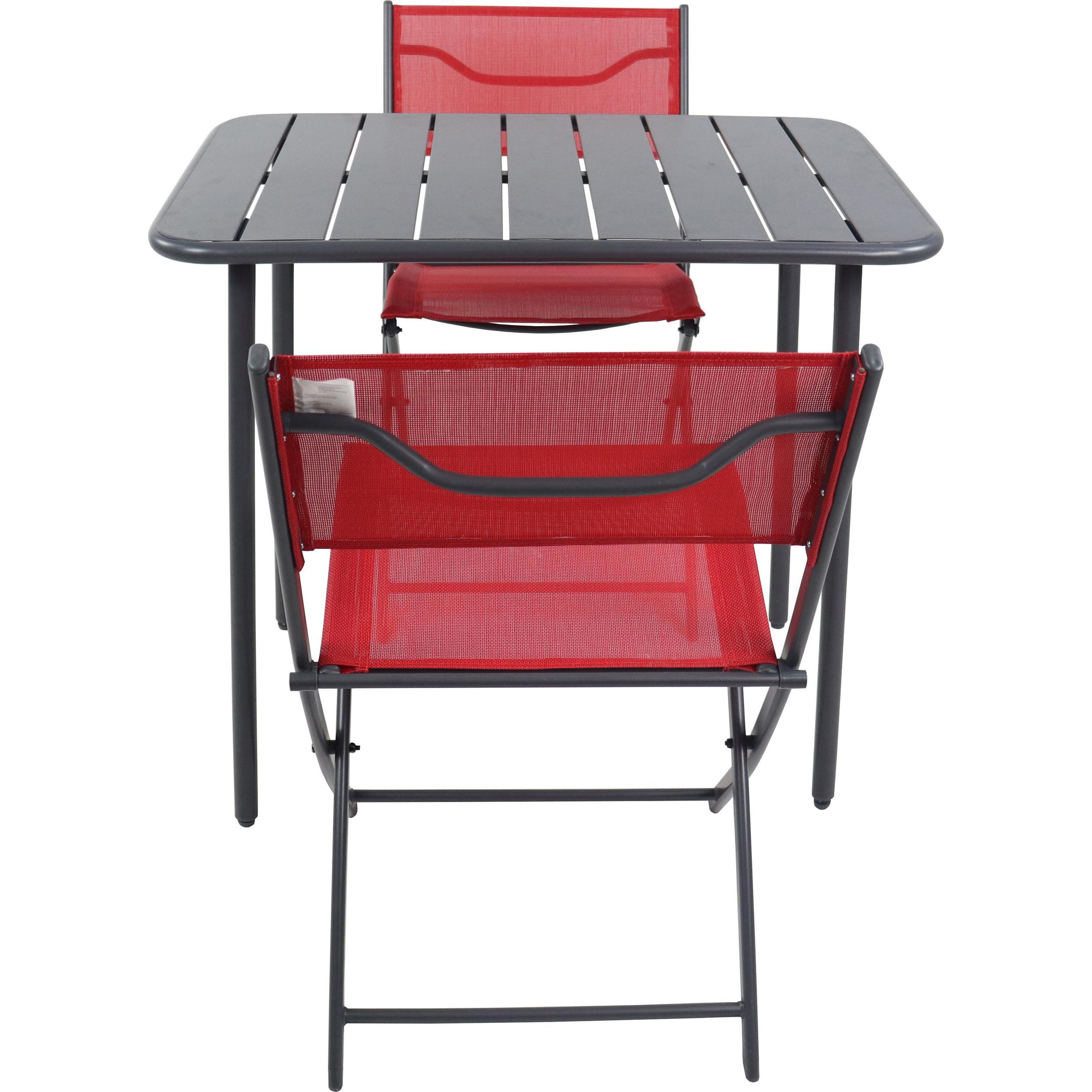 Thumbnail - VCM, Gartentisch + Balkontisch, 3 tlg. Bistroset Balkonset Garten Sumila (80 cm)
