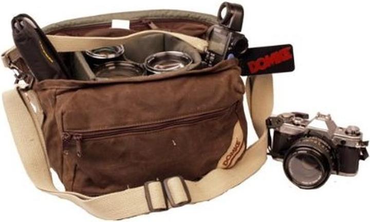 Actual product image Domke F-6 Classic RuggedWear camera case brown (Camera shoulder bag)